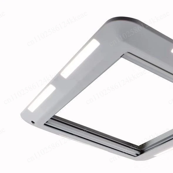 RV sunroof, aluminum alloy outer frame ABS integrated molding inner frame double layer, acrylic glass top