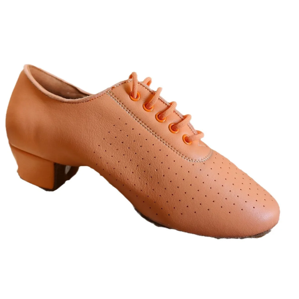 Chaussures de danse latine professionnelles pour femmes, chaussures d'entraînement pour salle de bal à semelle en cuir souple