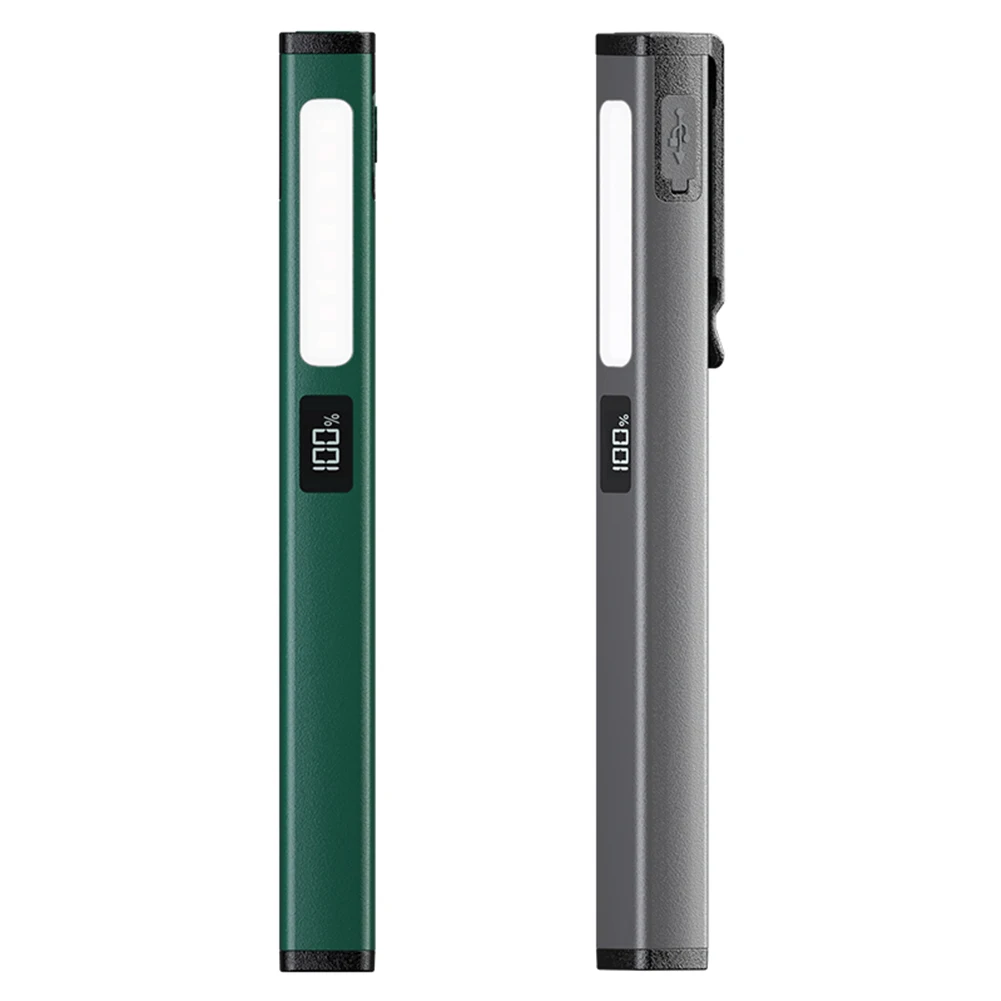 LED+SMD Medical Handy Pen Light with Pen Clip Work Inspection Flashlight 120LM Medical Pen Pupil Lamp 400mAh for Nursing Student