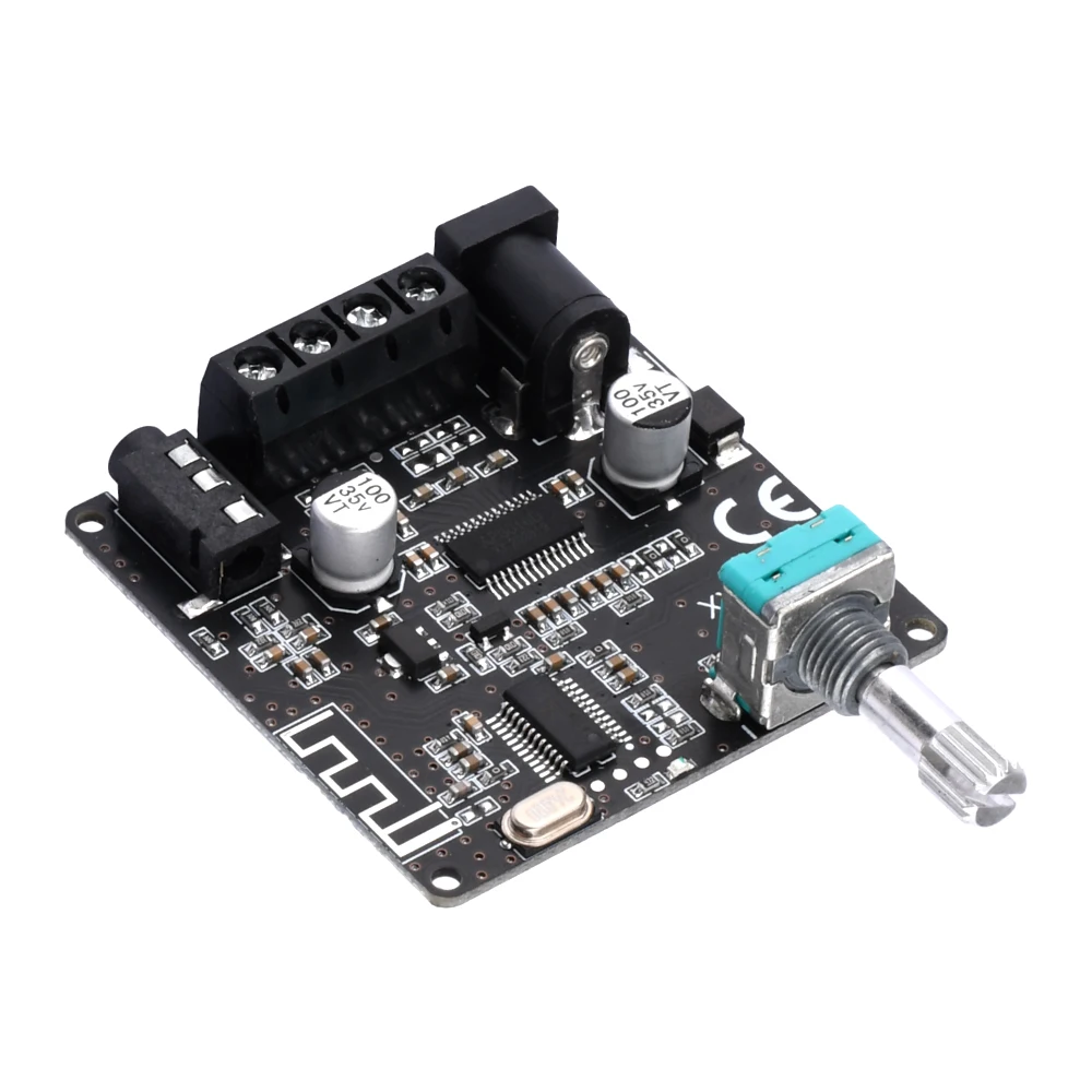 2*20W Bluetooth-compatible Power Amplifier C15H Audio 10W~100W HiFi Stereo Wireless Music Player Mini App Control Amplify Board