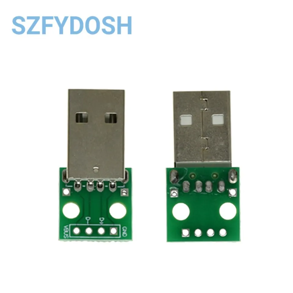 10PCS MICRO MINI5P type-c USB To Dip Female B-type Square Interface Printer Mike PCB Converter Adapter Breakout Board