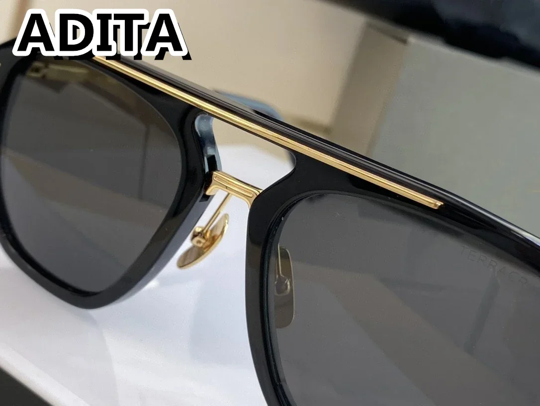 ADITA TERRACRAFT DTS416 Top High Quality Sunglasses for Men Titanium Style Fashion Design Sunglasses for Womens  with box