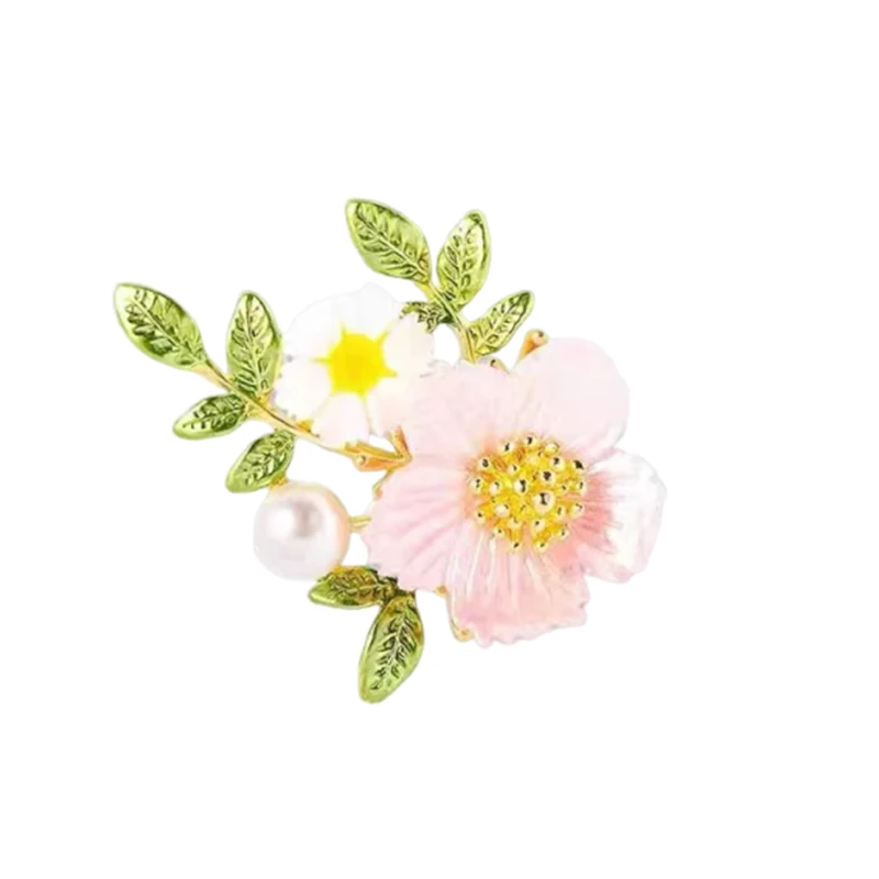 ❦1Pcs Chrysanthemum Flower Pins Fashion Plants Flower Brooches For Women Luxury Brooches Clothing Accessories
