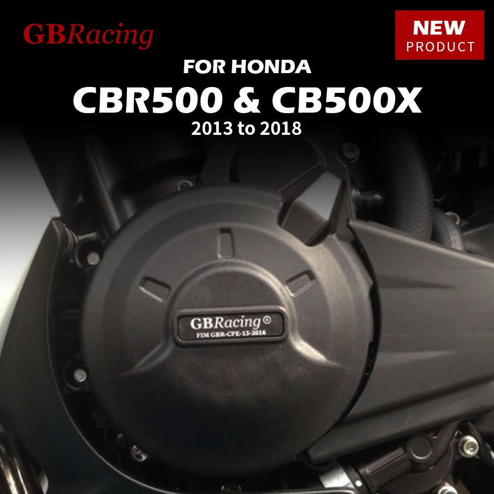 

GBRacing CBR500 CB500F CB500X 2013-2018 защитный чехол двигателя мотоцикла для HONDA, корпус и рам, импульсная защитная крышка сцепления