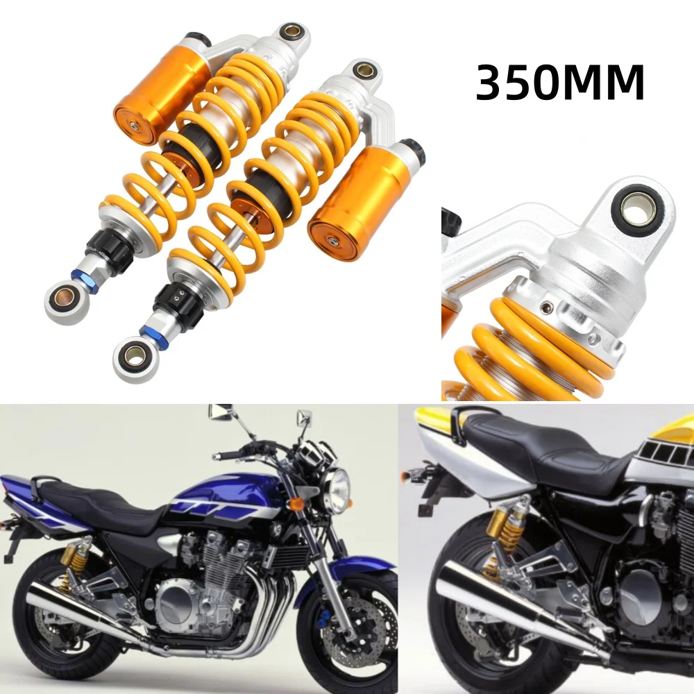 

Motorcycle Accessories Shock Absorber 350MM Rear Suspension Damper For Yamaha XJR Honda CX500 CB400 Quad Dirt Street Scrambler