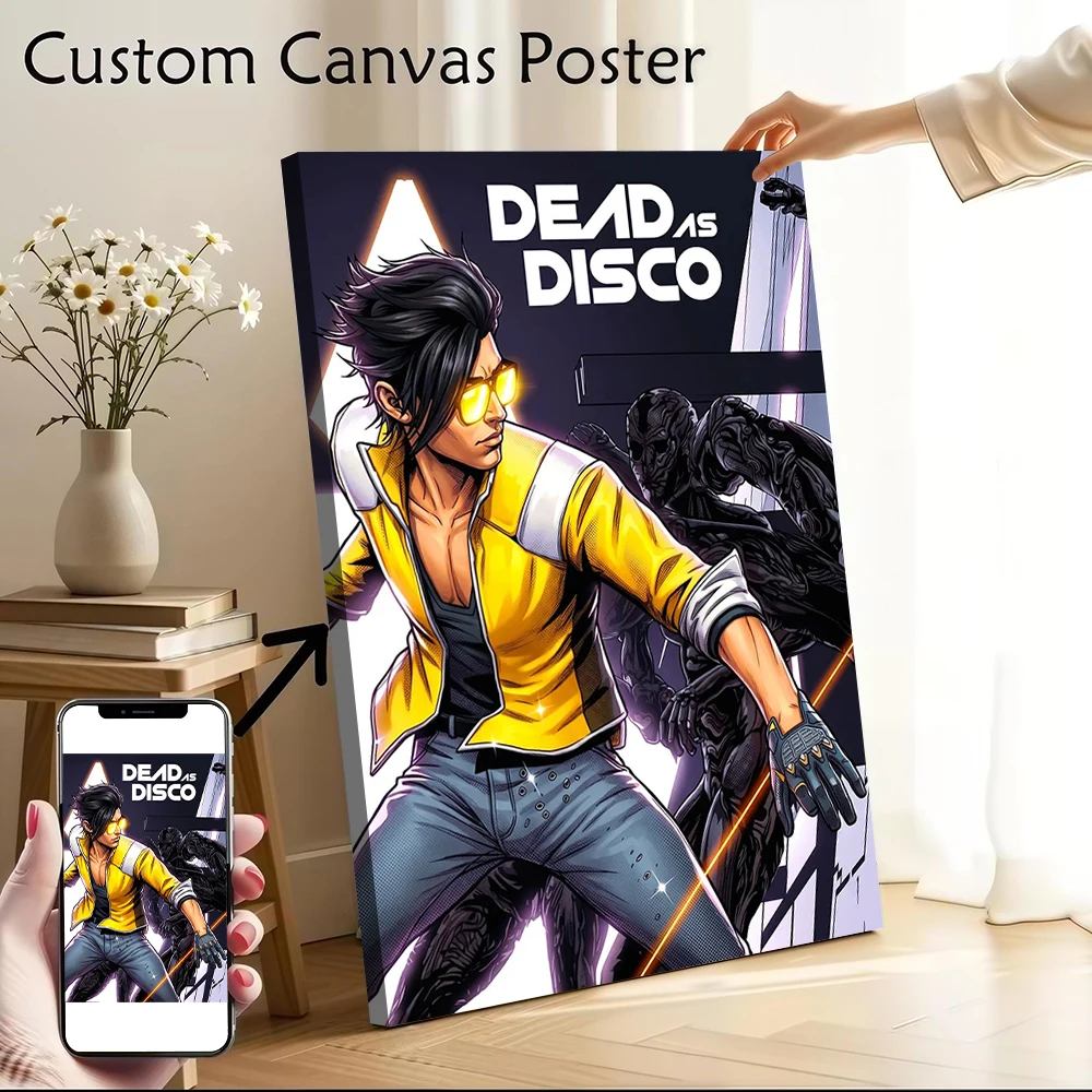 

Dead As Disco Character Art Canvas Poster Printed Canvas Painting Wall Art for Fans Decoration Living Room Decorating Interior