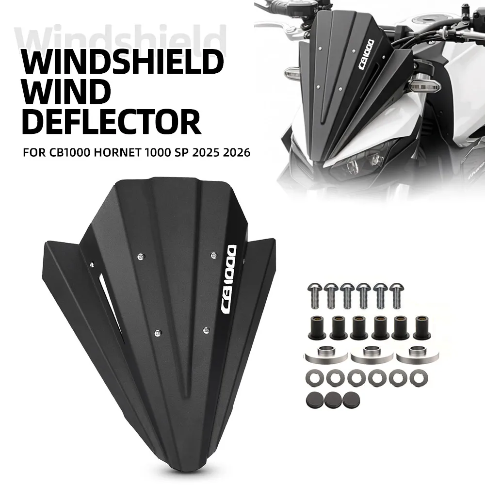 CB1000 Hornet Motorcycle Accessories Front Windshield Windscreen Airflow Wind Deflector For Honda CB1000Hornet 1000 SP 2025 2026