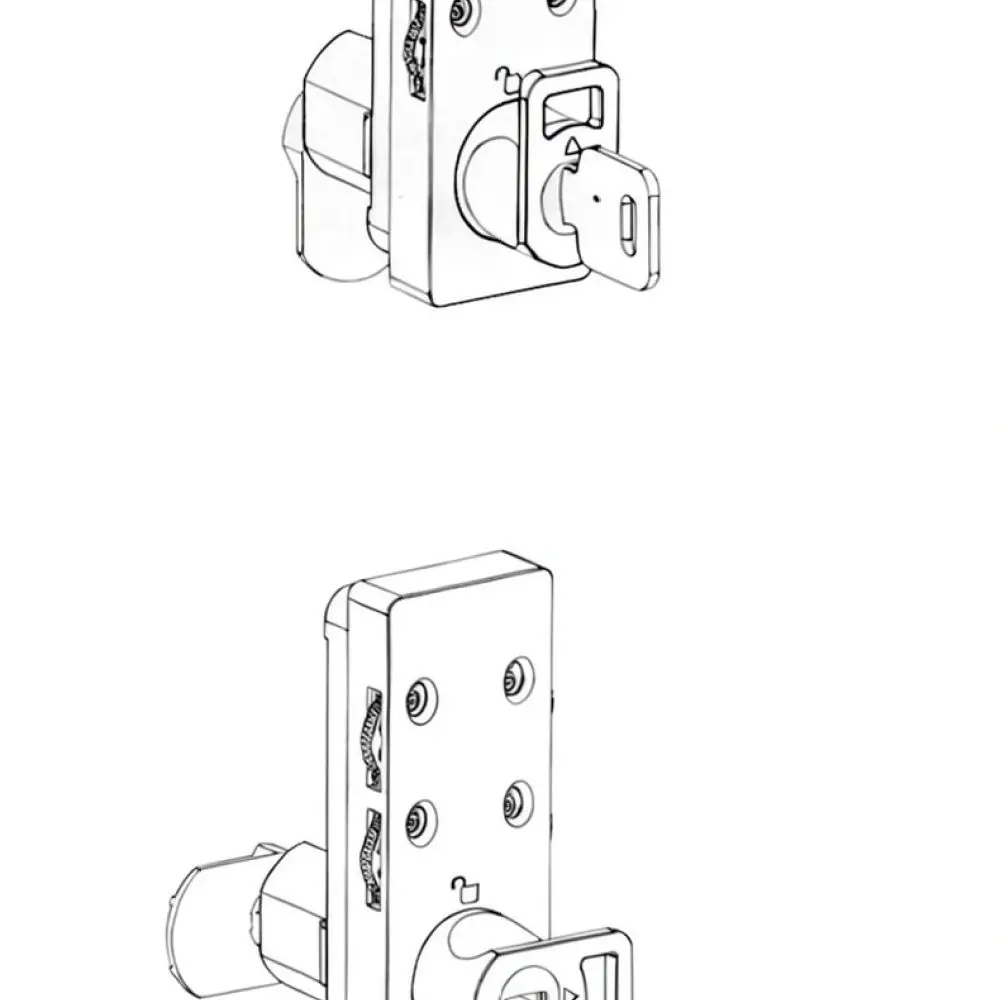 Heavy Duty Digital Password Lock Keyless Metal Cabinet Security Hardware For Office Furniture Wooden Drawer Door Lock