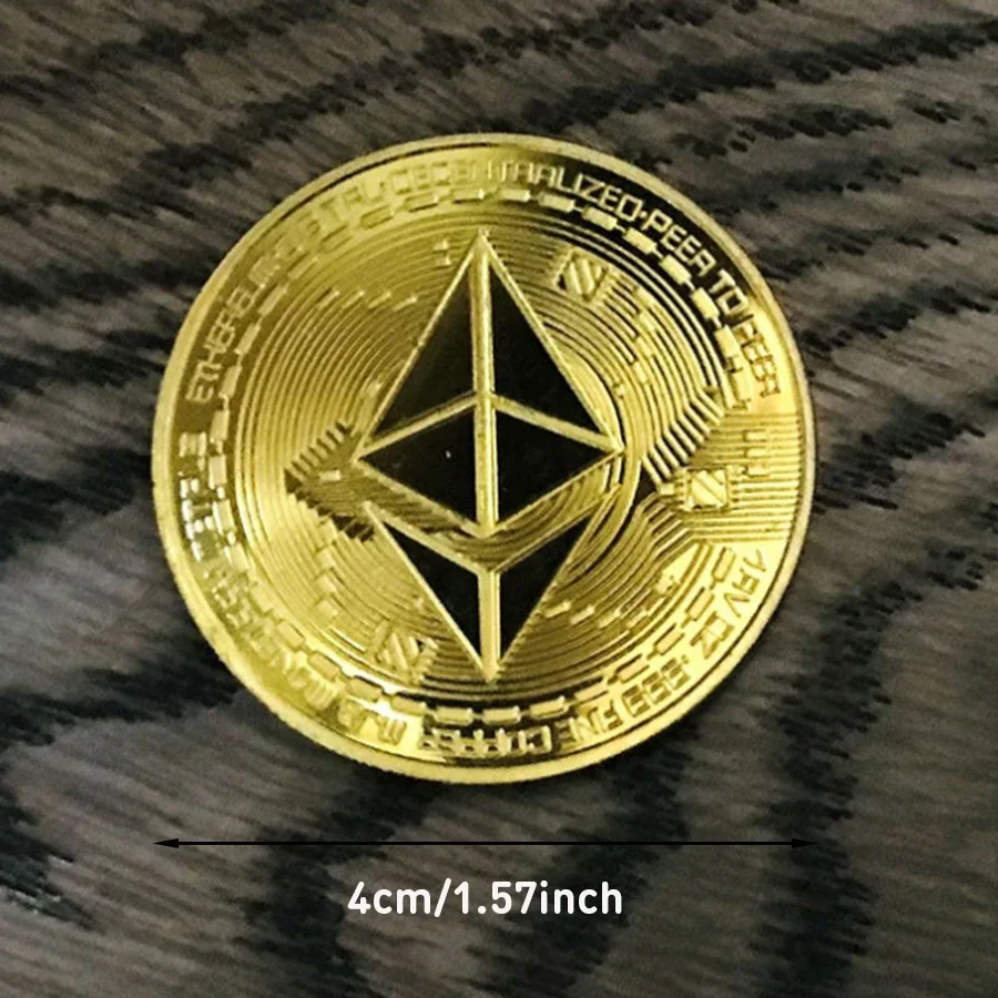 عملة Ethereum الإبداعية مجموعة فنية Ethereum عملة تذكارية مادية #2