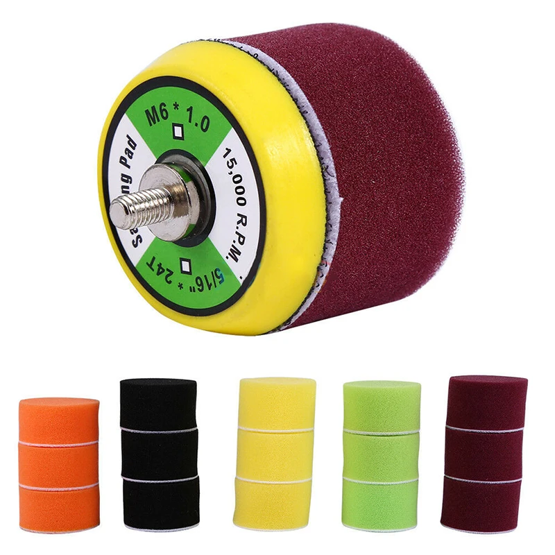Practical Accessories Parts Polishing Pads Flat Car Cleaning tool Replacement Set Sponge Polisher Buffing Waxing