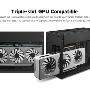 Caixa do computador Mini ITX, Li A4-H2O, PCIe 4.0, Mini ITX, DAN Casos, Co-Brand, Suporte 240 CPU, AIO Cooling 6 principais vendas gabinetes itx - №4