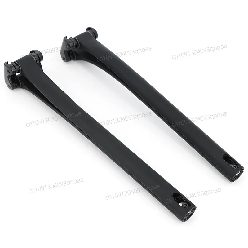 Full Carbon Fiber Bike Seat Post Clip Piece Profiled Seat Tube 2pcs Composite Seatpost 5/25 Degrees Black Matte