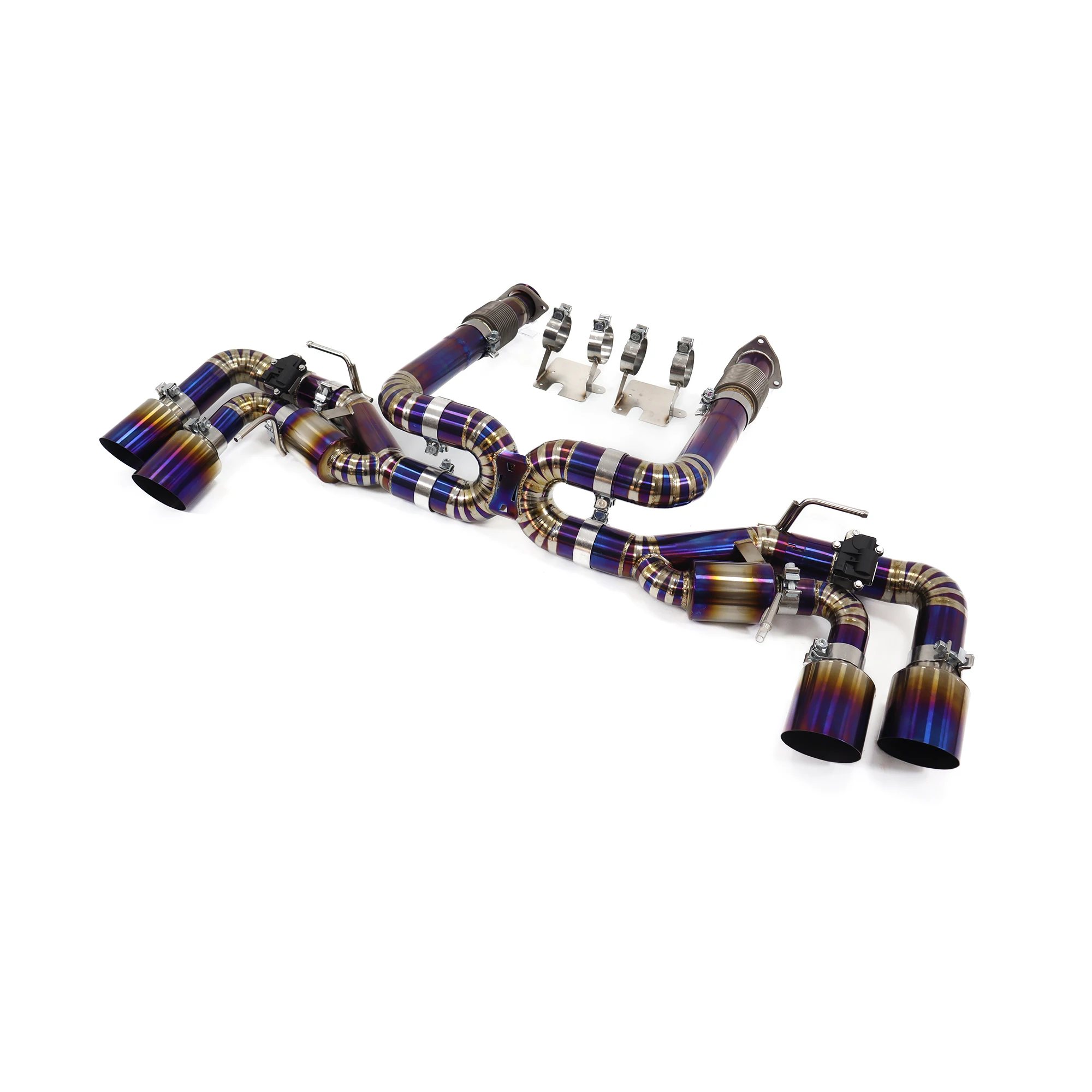 

OUCHI Titanium Alloy Exhaust Catback for Chevrolet Corvette C8 Z51 Muffler With Valve High Performance Auto Tuning Parts
