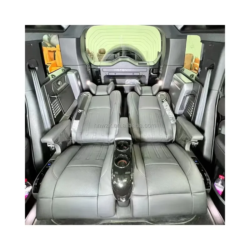 For Car Seat Van Captain Seat 3-fold For ward slip Bed Seat for Vehicles Van Mpv Limousine Rv