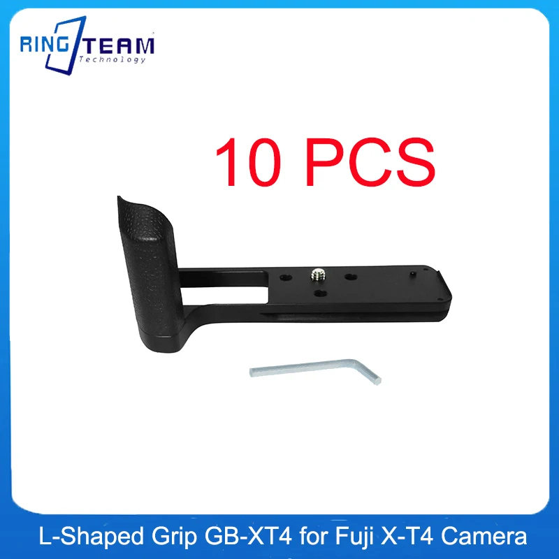 

10PCS GB-XT4 L-Shaped Grip Quick Release Plate for Fuji X-T4 XT4 Camera L Bracket with 1/4 Screw Holes AS Type