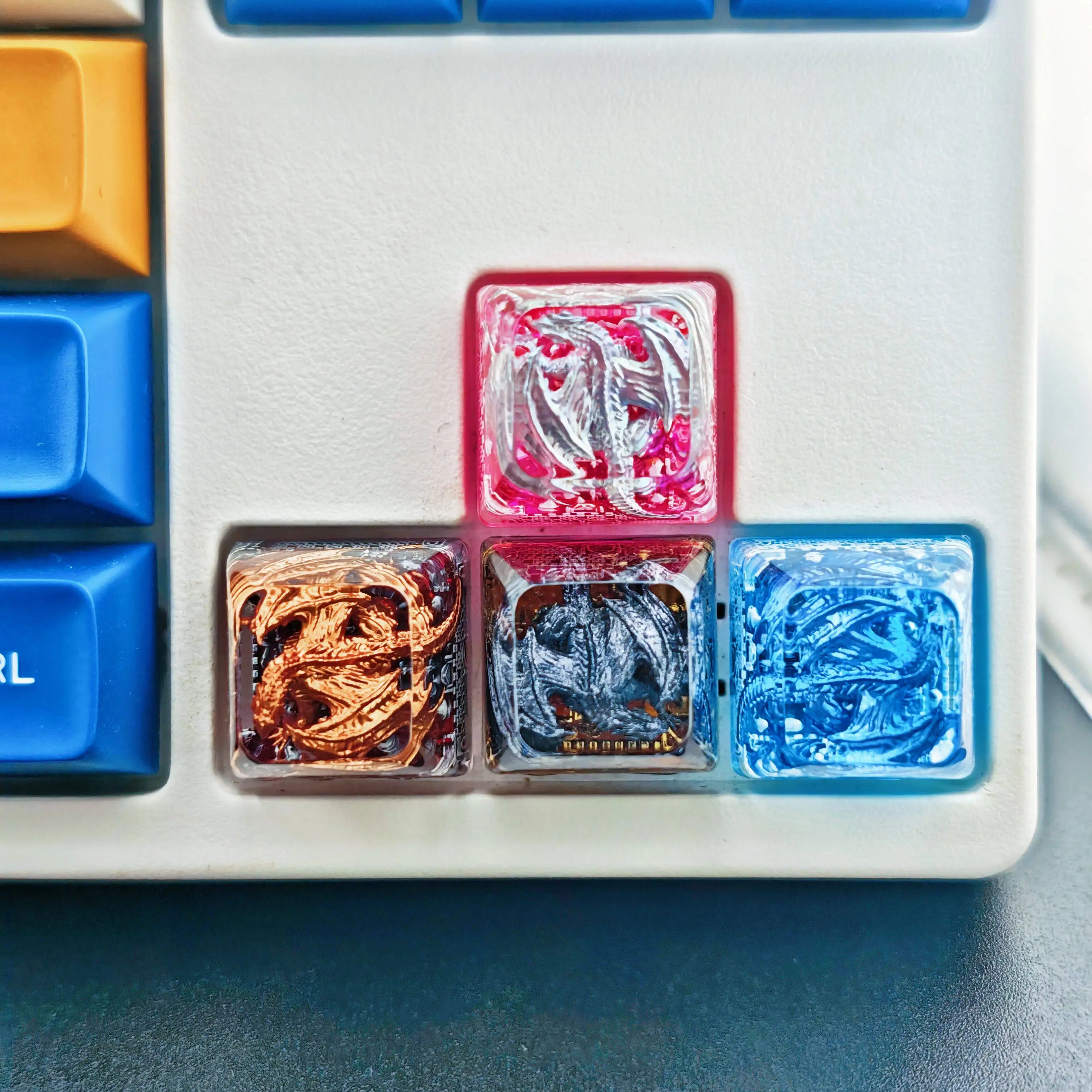 Creative Handmade Personalised Keycaps DIY Custom Cross Axis Mechanical Keyboard Keycap Single Resin Gaming Keycaps