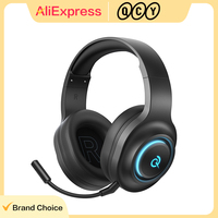 QCY Heroad V200 Over Ear Headphones 50mm Driver 7.1 Surround Sound Headset Wireless Bluetooth 6.0 Earphones for PC Laptop PS4/5