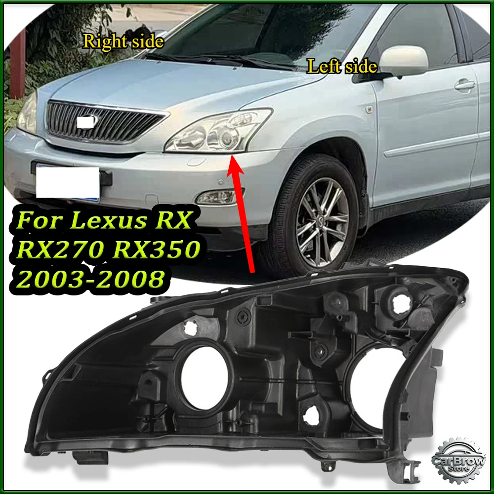

Car Rear Base Auto Headlight Back House For Lexus RX RX270 RX350 2003-2008 Headlight Base Headlamp House