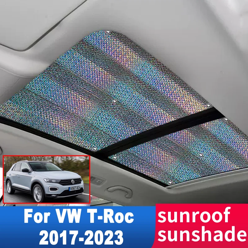 

for Volkswagen VW T-Roc T Roc TRoc 2022 2023-2017 2018 2019 Auto Sunroof Sunshade Roof Sunscreen Heat Insulation Car Windscreen