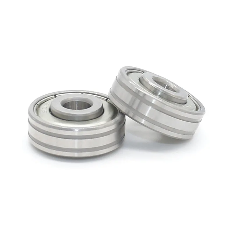 from the manufacturer 608ZZ inner ring heightening, outer ring opening double groove pulley, non-standard bearing for rubber