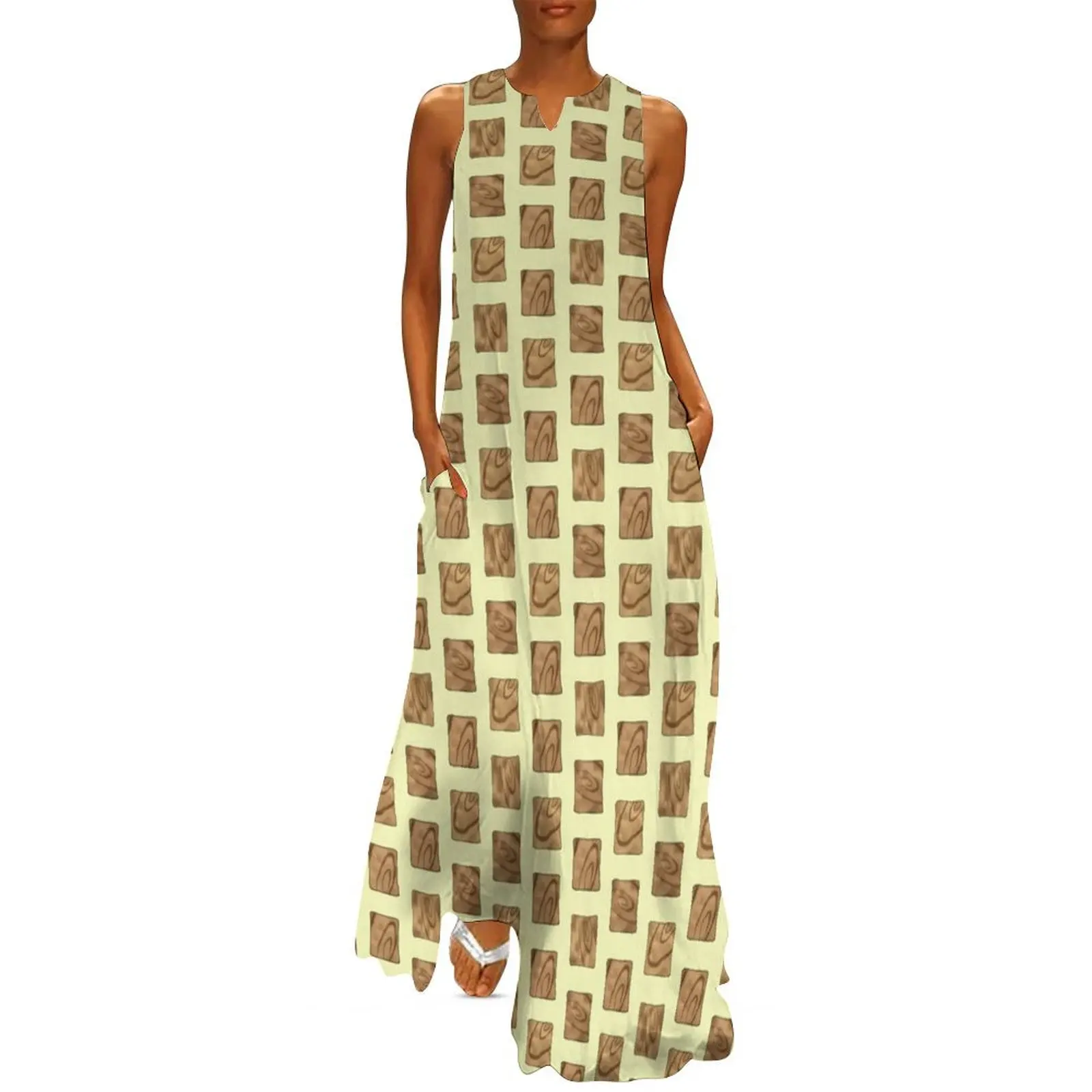 

The Breakfast Selection - Cinnamon Swirl Crunch Long Dress african dresses for woman Women"s summer dresses