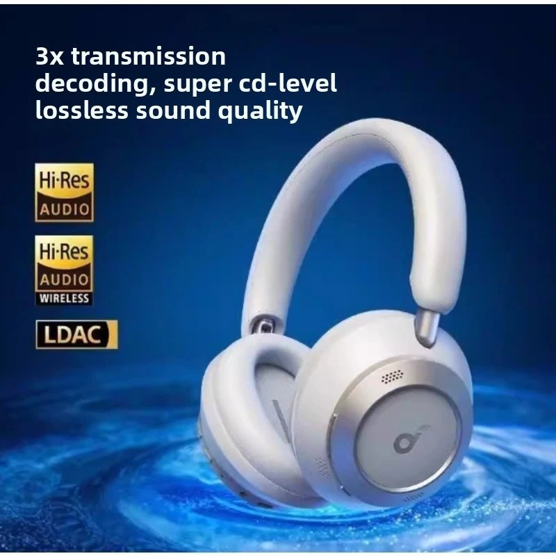 

Anker Soundcore Space One Pro Adaptive Active Noise Cancelling Headphones Driven By 6 Mics Super Foldable Design Hi-Res