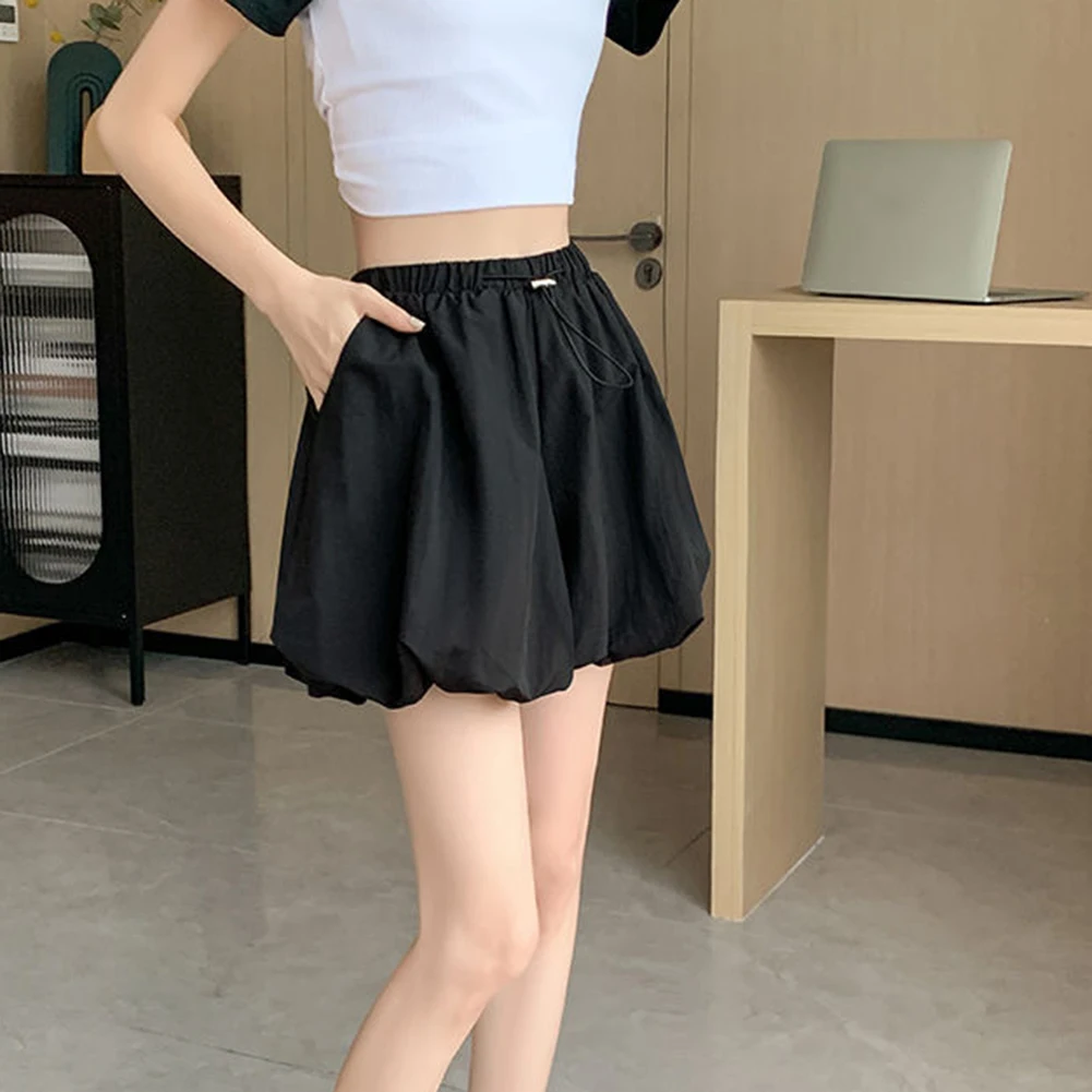 Puffy Bloomers High Waist Bloomers 2XL Casual High Waist Shorts Hot Girl Style Fluffy Bud Design Loose Fit Style