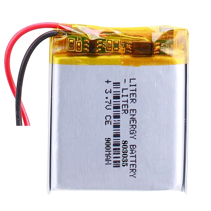 1 sztuk/partia dobrej jakości 803035 3.7V 900mAH 083035, polimerowa bateria litowo-jonowa/akumulator litowo-jonowy do TOY, POWER BANK, GPS, mp3, mp4
