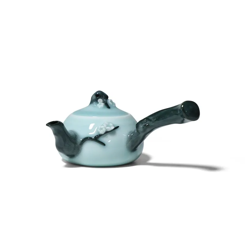 

Handmade pot, brewing teapot, Chinese high-end tea pot, side handle pot, transparent teapot