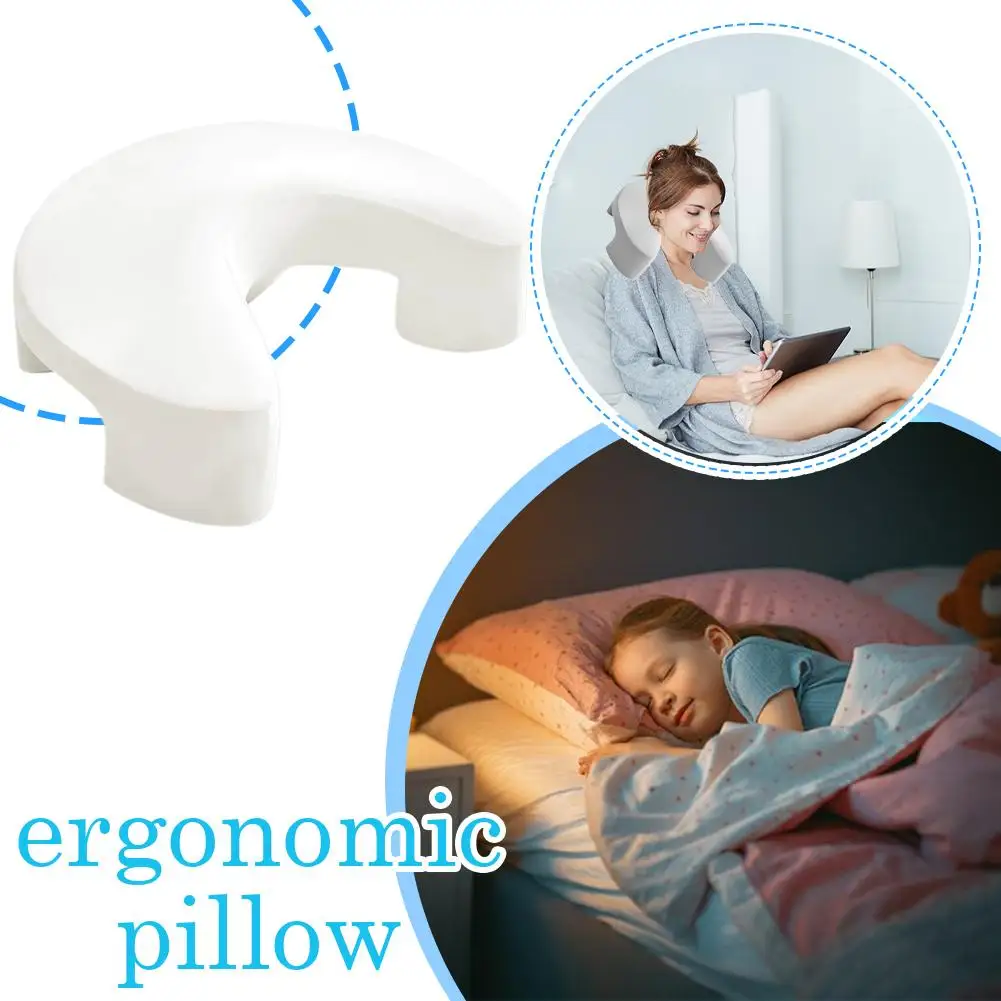 

1PCS Side Sleeping Pillow With Arm Rest Hole For Home Bed Shoulder Neck Pain Relief Ergonomic Memory Foam Support Portable Tools