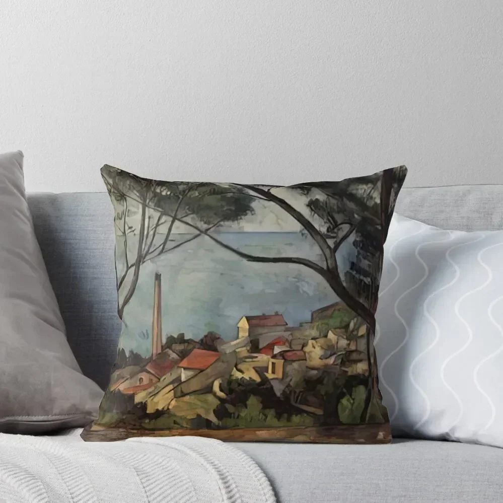 

paul cézanne paintings Throw Pillow Luxury Living Room Decorative Cushions Pillow Decor Decorative Sofa Cushions pillow