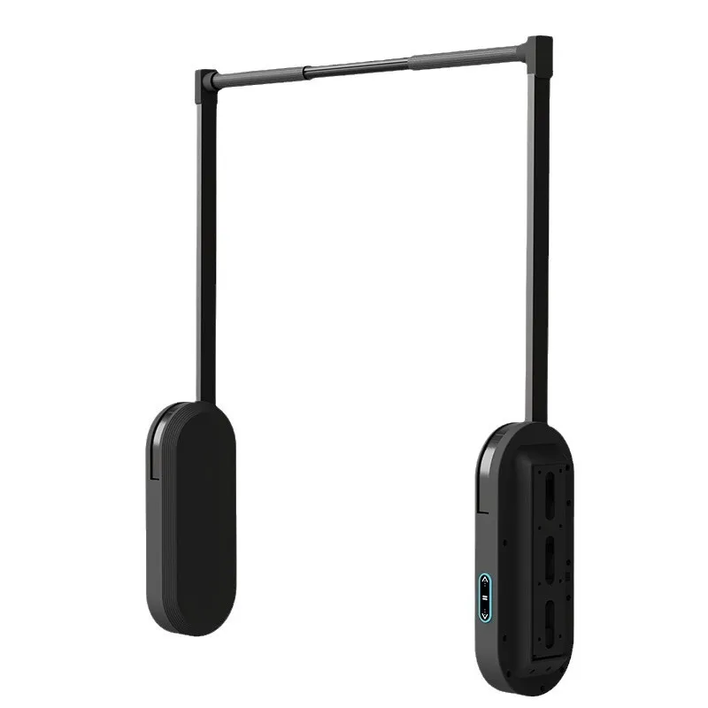 Wardrobe intelligent lifting clothes rod cloakroom electric pull-down telescopic drying rack voice remote control rising