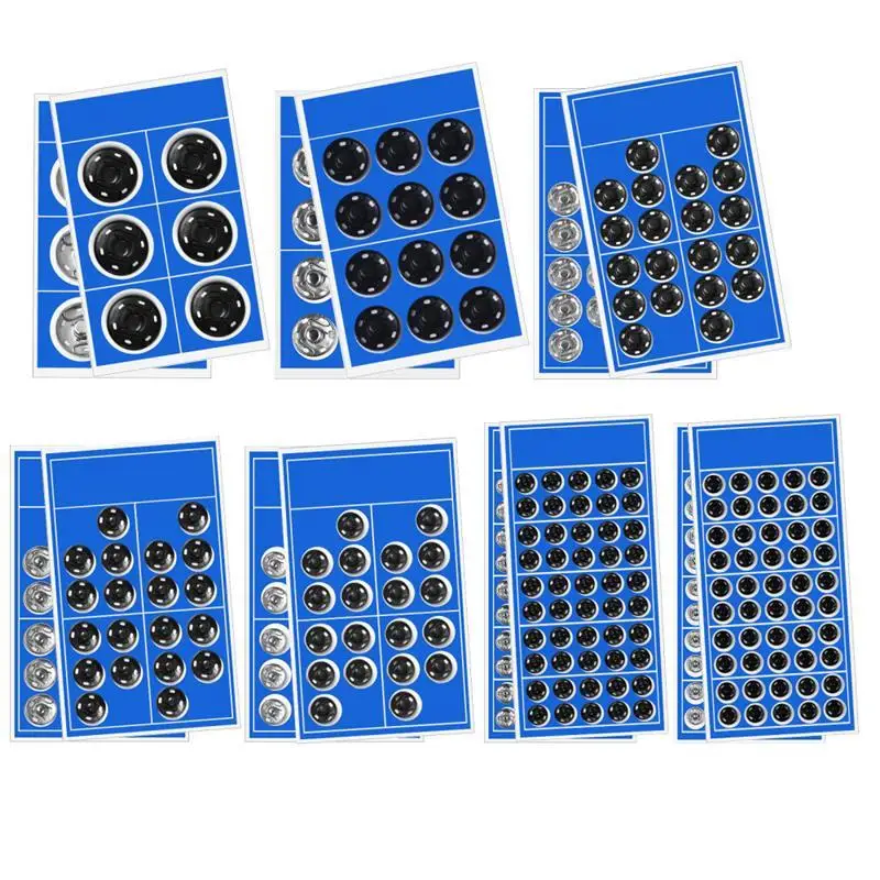 

Snap Buttons Black Silver Metal Fasteners Press Button 8/12/16/18/20mm Iron Stud Plating Round Button Garment Sewing Accessories