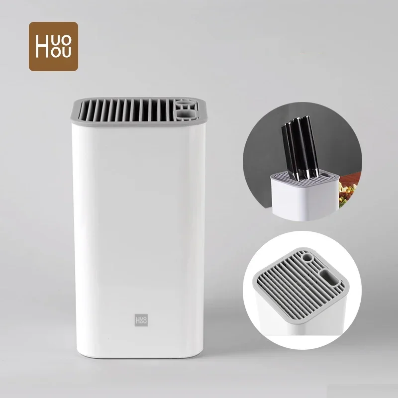 

Youpin Huohou Kitchen Knife Stand Tool Holder Multifunctional Tool Holder Knife Block Cooktops Tube Shelf Chromorphous