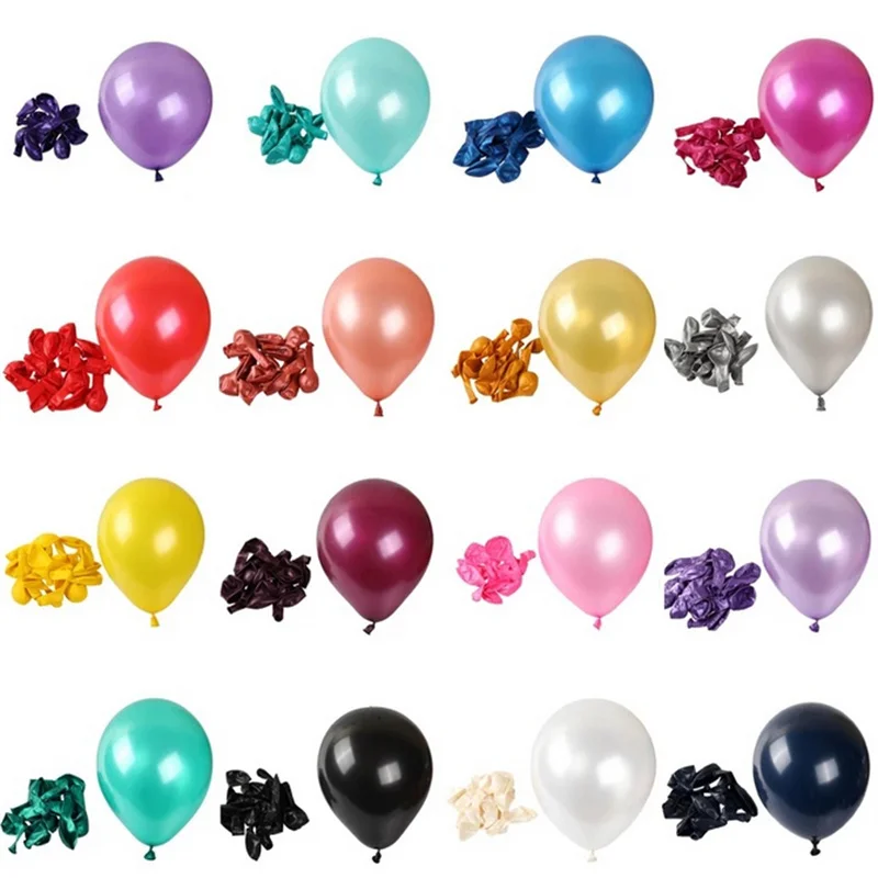 10/20/30Pcs New Glossy Pearl Latex Balloons Wedding Happy Birthday Party Inflatable Decoration Ballon Kids Toys Air Balls