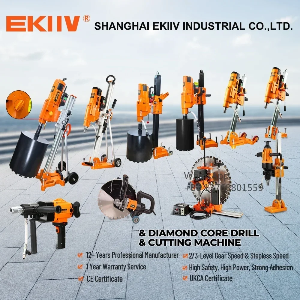 MW-255 250mm 10inch 110V 220V Variable Speed Small Hole Cutting Mine Diamond Core Drilling Machine