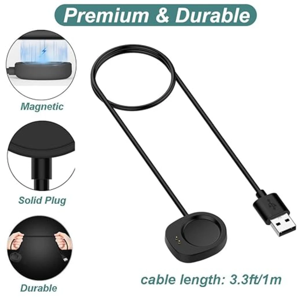 For Amazfit T-Rex 3/Balance 2/1 USB smartwatch charger replacement charger charging cable image 2