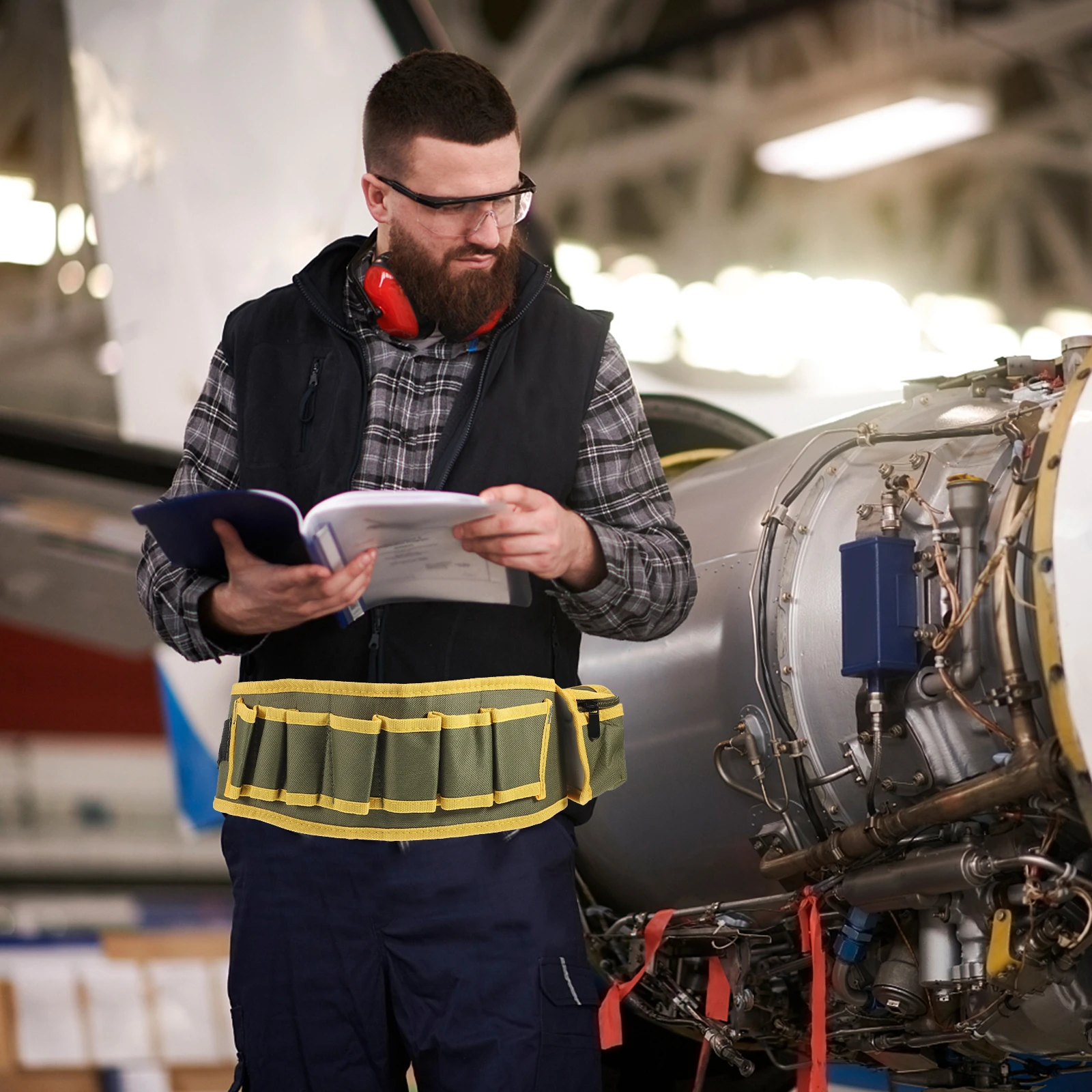 

Multifunctional Toolkit Hand Accessories Carpenters Belt Pouch with Waist Belts for Men