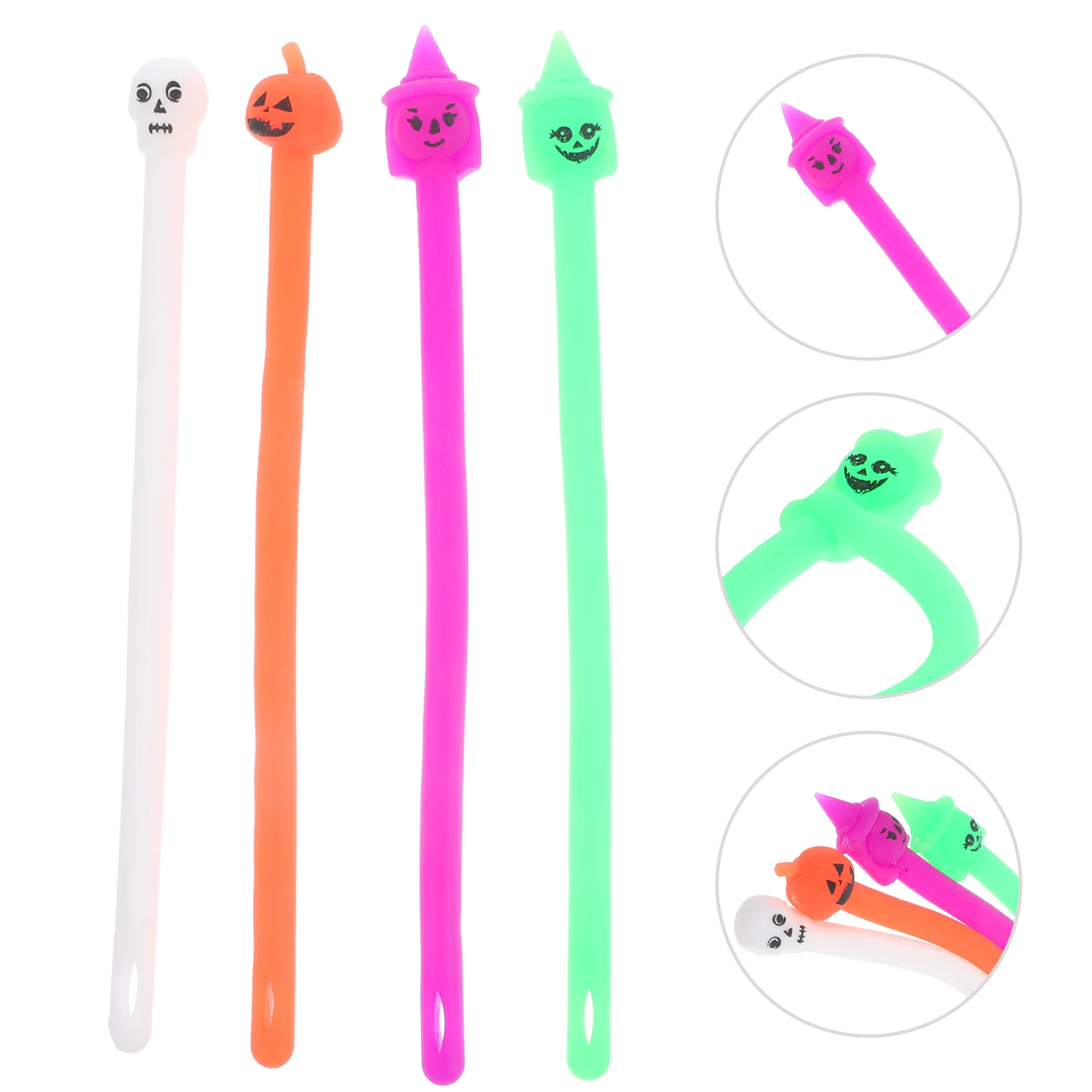 20개 스트레치 누들 재미있는 스트레스 해소 탄성 감각 장난감 스트링 사무실 디컴프레션 내구성 TPR