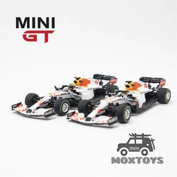 MINI GT 1:64 2021 F1 RB Racing RB16B Turkish GP White #33 Max / #11 S.Perez Model Car