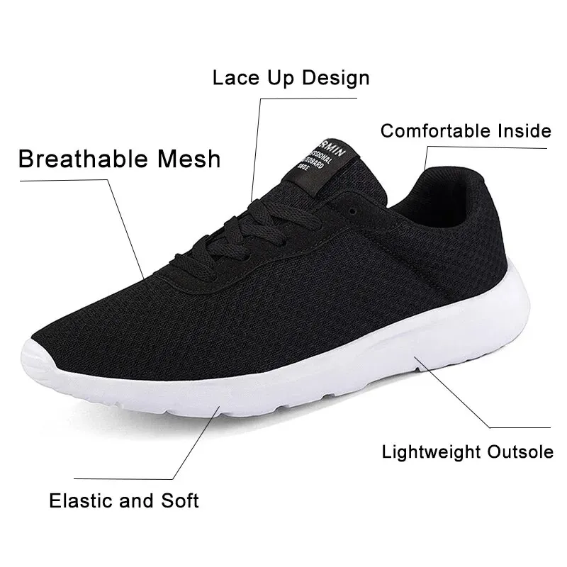 Men Sports Shoes Running Shoes Comfortable Breathable Walking Sneakers For Men Tenis Lightweight