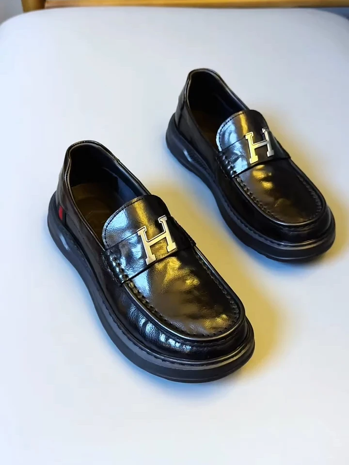 

High Quality Casual Leather Men's Shoes Comfortable Fashionable Versatile Business European Style Youth Footwear Spring Autumn