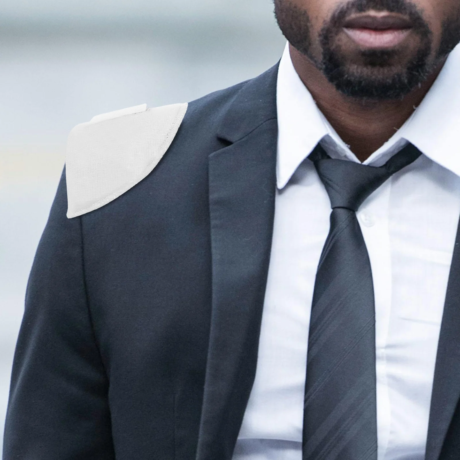 

4pcs Shoulder Pads 15Mm Thick Set-In Sponge Inserts Breathable Foam Pads For Blazer Suit T-Shirt Women Men Sewing Accessories