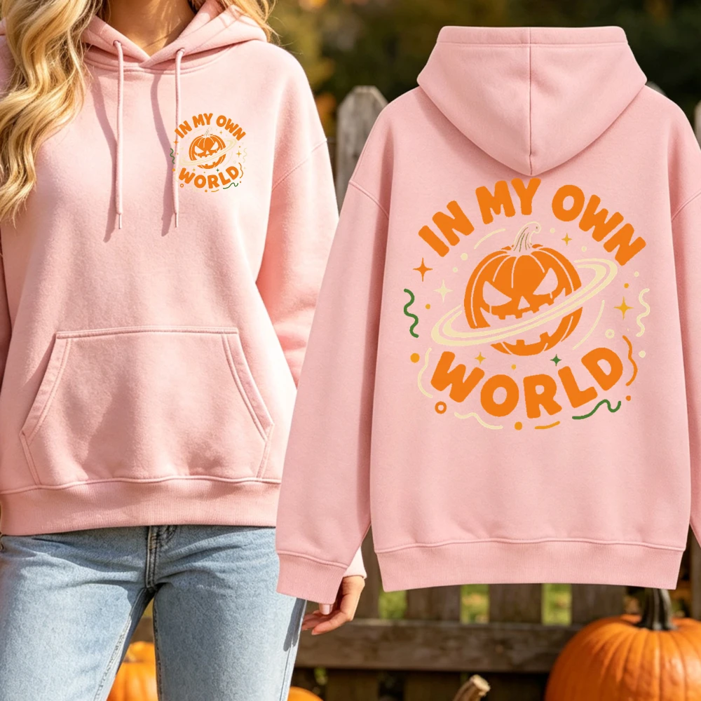 In My Own World Hoodie Hallowe – Pumpkin Lantern Halloween Bewertung und Preis