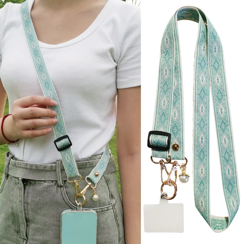 

Регулируемая подвесная цепочка в этническом стиле со стразами