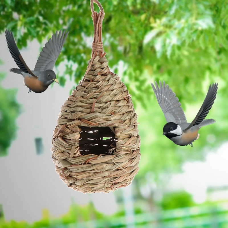 Finch Canary Cage Perch Stand Nest Cage Parrot Nest Cage Hand Woven Dropsale