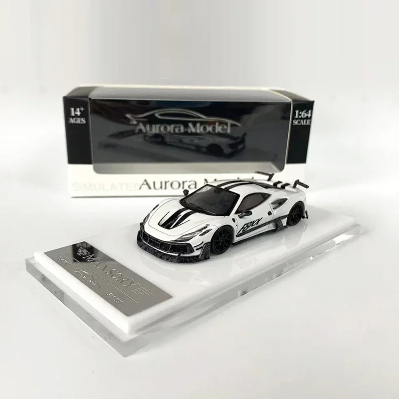

Игрушечная модель автомобиля Aurora 1:64 Fera F8XX Tributo Коллекция спортивных автомобилей из сплава под давлением-белая