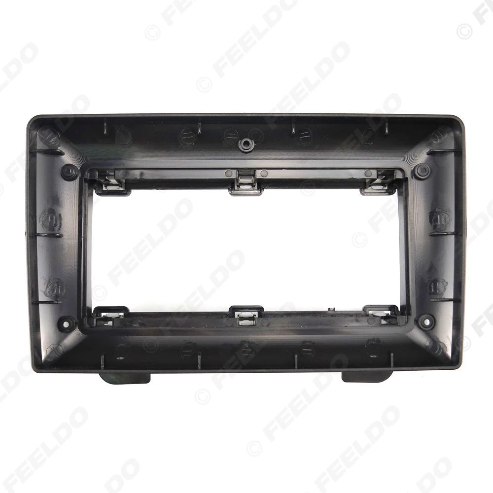 Feeldo carro 2din áudio placa frontal fáscia quadro para mazda mpv (2002-2007) 9 "tela grande painel estéreo traço montagem kit de montagem