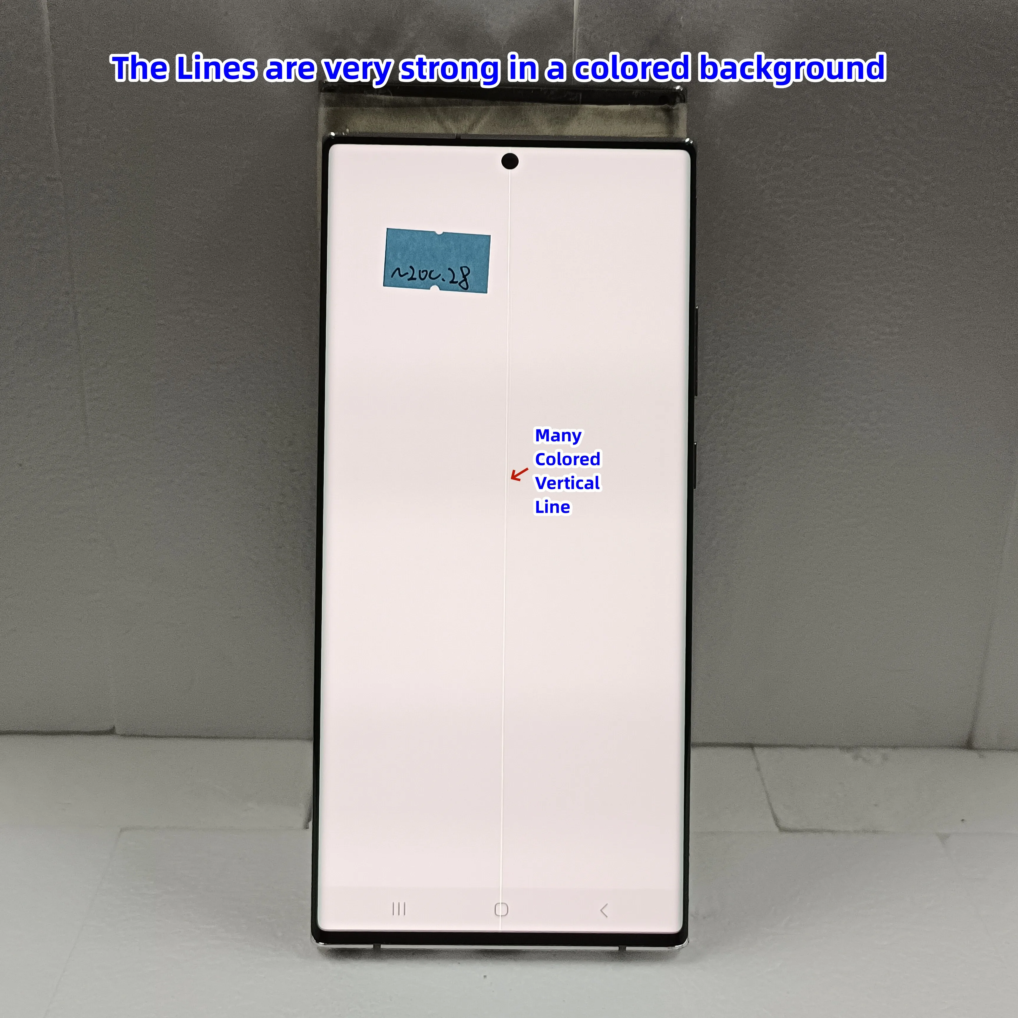 6.9\'\'Super Amoled Screen For N20U With Defects For Samsung Galaxy Note 20 Ultra LCD Display N985 Touch Screen Digitizer N986B