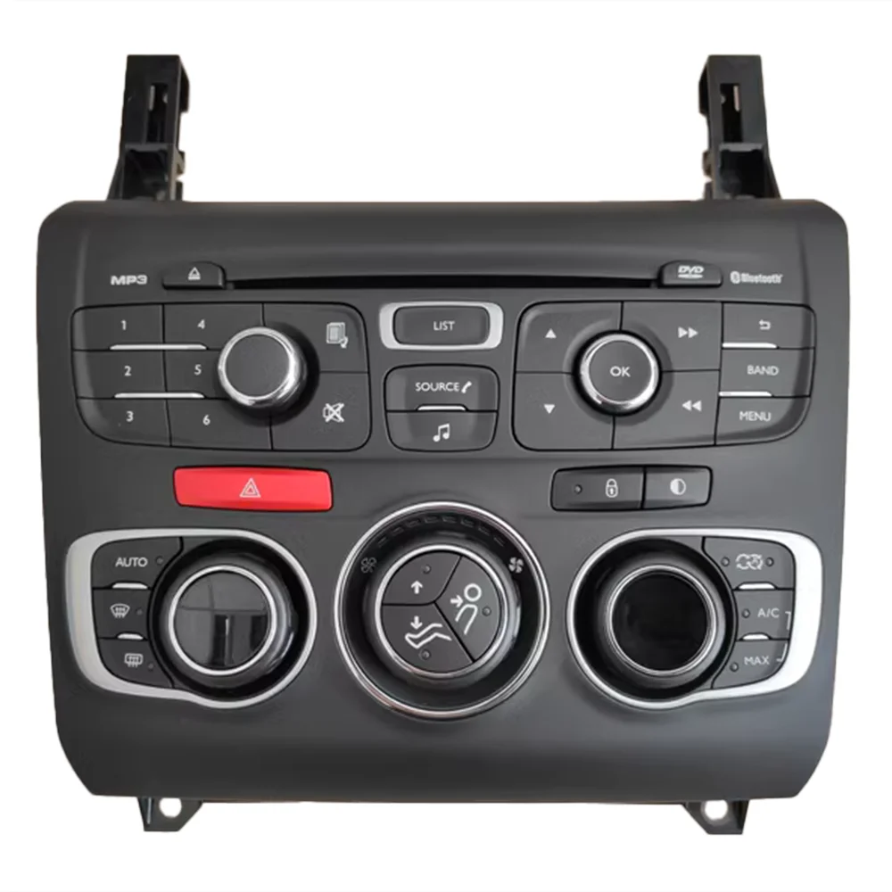 Car multifunction control panel air conditioner AC switch multimedia player 98135480ZD for Peugeot 307 T5 for Citroen C4